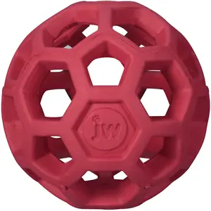 JW Hunde-Spielzeug Hol-ee Roller Large, Ø 14.5 cm, Assortiert (Kauspielzeug Hund), Hundespielzeug günstig