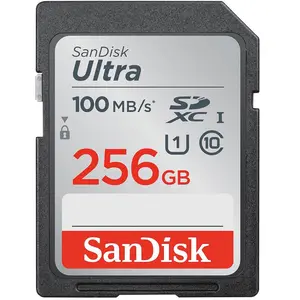 Sandisk Ultra U1 (256 GB, SDXC, U1, UHS-I), Speicherkarte, Schwarz, Grau günstig