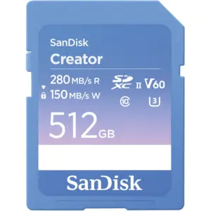 SANDISK SDXC Creator 512GB 150 MB/s