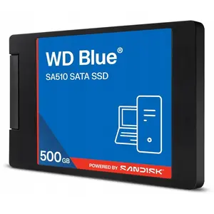 WD Blau SA510 2,5'' 7mm SATA SSD interner Speicher 500GB