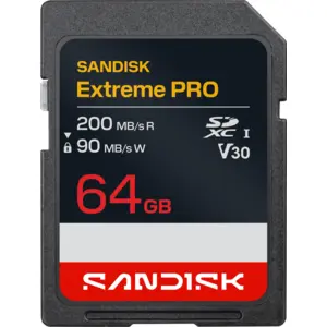 SANDISK Extreme PRO SDXC 64GB 90 MB/s