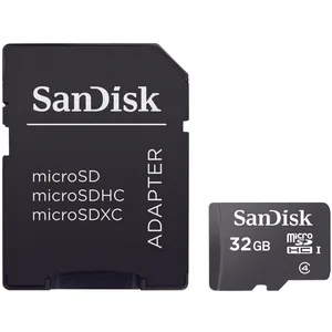 SanDisk microSDHC Speicherkarte 32GB + SD Adapter