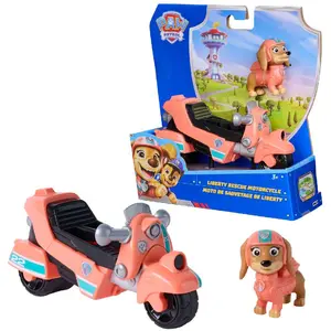 Paw Patrol - Liberty Rettungs-Motorrad mit Sammelfigur, Spielfahrzeug