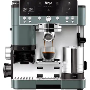 Ninja Luxe Café Premier Plus-Serie Espressomaschine   Graugrün in Grau...