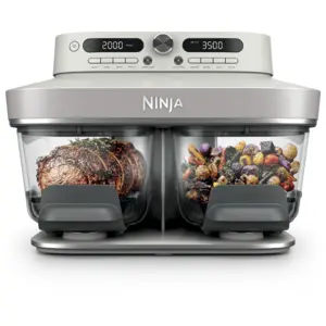 Ninja CRISPi DualZone Glas-Air-Fryer mit 8 Funktionen in Weiß | DD102E... günstig