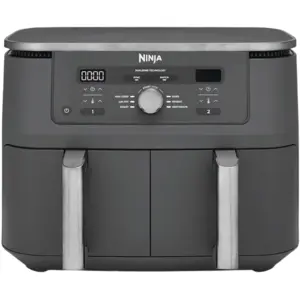 Ninja DZ400EU Doppel-Heißluftfritteuse 9,5 l, 2470 W, Grau günstig
