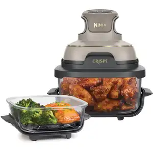 NINJA CRISPi Tragbare Air Fryer Heißluftfritteuse - Beige/Gold in Beige/Gold... günstig