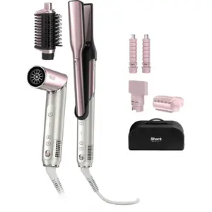 Shark Glam Multistyler für glatte Haare, Wellen und Locken in Rosa | H...