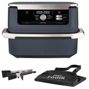Ninja AF500EUCYD FlexDrawer Heißluftfritteuse 10,4L blau