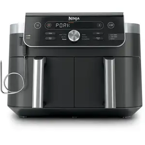 Ninja DualZone XL-Heißluftfritteuse mit 9,5 l Fassungsvermögen und 2 S...