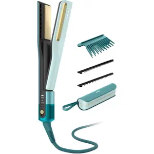 Shark SilkiPro Straight Glätteisen und Haartrockner - Blau in Blau | H...