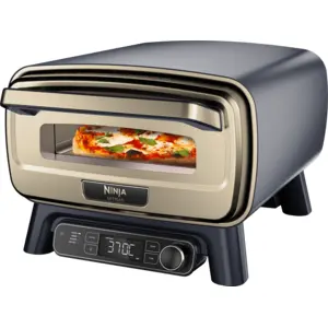 Ninja Artisan Outdoor-Elektro-Pizzaofen und Heißluftfritteuse   Blau u...