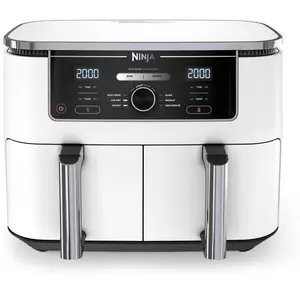 Ninja Dual Zone Max Heißluftfritteuse, 9,5 l, weiß