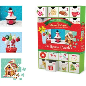 Puzzle Adventkalender - Sweet Christmas. 1200 Puzzleteile