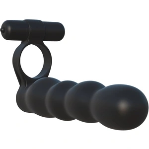 Vibro-Penisring Posable Partner Double Penetrator mit Dildo günstig
