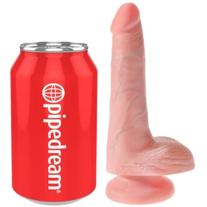 Dildo 6" Cock with Balls mit Saugfuß günstig