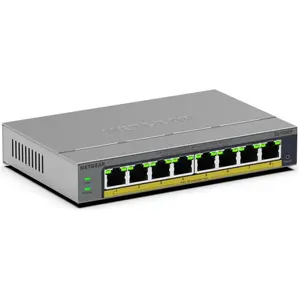 NETGEAR GS108EP, Managed, L2/L3, Gigabit Ethernet (10/100/1000)