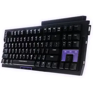 Tesoro Tas TIZONA G2N Brown Switch retail (DE, Kabelgebunden), Tastatur, Schwarz