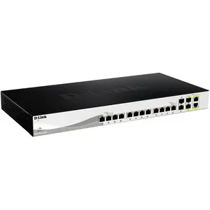 D-Link 16-PORT SMART MANAGED (16 Ports), Netzwerk Switch, Schwarz