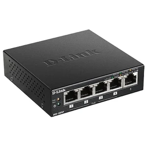 D-Link 5-Port Desktop Gigabit PoE+ Switch (DGS-1005P)