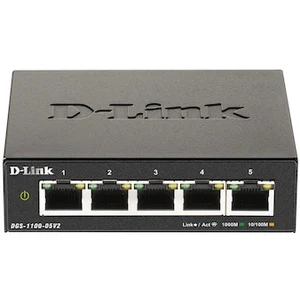 D-Link DGS-1100-05V2 Smart Managed Switch 5x Gigabit Ethernet