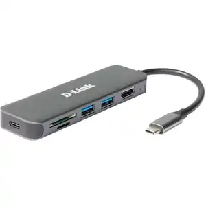 D-Link DUB-2327 6-in-1 USB-C Hub mit HDMI/Card Reader/Power Delivery günstig