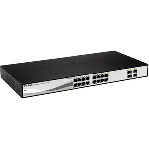 D-Link DGS-1210 (16 Ports), Netzwerk Switch, Schwarz