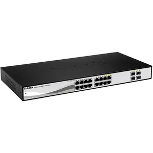 D-Link Dgs-1210-16 (16 Ports), Netzwerk Switch, Schwarz