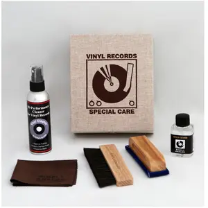 Simply Analog Vinyl Record Cleaning Boxset De Luxe Edition (Plattenteller), Plattenspieler Zubehör, Braun günstig