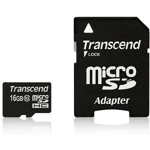 Transcend GUSDU1 microSDHC Speicherkarte 16 GB