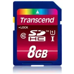 Transcend Premium 400x (8 GB, SDHC, U1, UHS-I), Speicherkarte, Schwarz