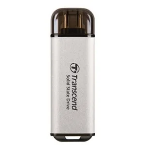 Transcend ESD300, 512 GB, USB Typ-C, 1050 MB/s, 10 Gbit/s, Silber