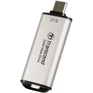 Transcend ESD300, 2 TB, USB Typ-C, 1050 MB/s, 10 Gbit/s, Silber