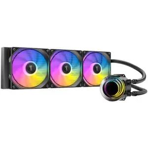 Antec Vortex Lum 360 ARGB Waterkoeling Zwart AMD-Intel, CPU Wasserkühler, Schwarz