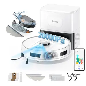 FREEBOY Staubsauger Roboter R11 mit 20000Pa Saugkraft, Wischfunktion, 200min Laufzeit, LDS-Navigation, All-in-1-Entleerungsstation und Anti-Wickel-Bürste günstig