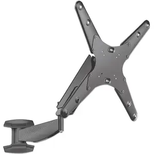 Manhattan TV-Wandhalter m. Gasdruckfeder+Kugelgelenk (Wand, 30 kg, 21" - 60"), TV Wandhalterung, Schwarz günstig