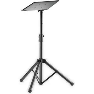 Manhattan Mobiler Ständer mit Stativbeinen für Monitore, Beamer und Notebooks (Boden, 32", 15 kg), Monitor Halterung, Schwarz günstig