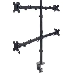 Manhattan Tischhalterung Monitorarm (Tisch, 32", 8 kg), Monitor Halterung, Schwarz günstig