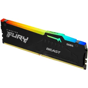Kingston FURY Beast RGB (1 x 32GB, 6000 MHz, DDR5-RAM), RAM, Schwarz