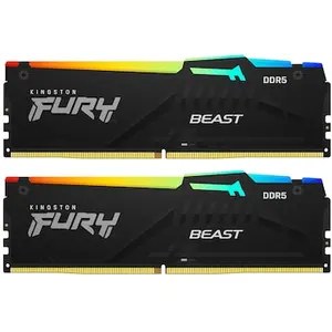 Kingston FURY Beast RGB Schwarz 32GB Kit (2x16GB) DDR5-6000 EXPO DIMM ...