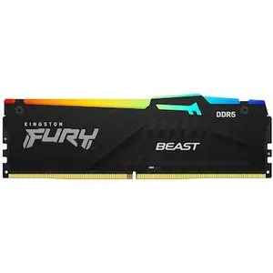 Kingston FURY Beast RGB Schwarz 16GB DDR5-6000 EXPO DIMM Arbeitsspeich...