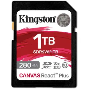 Kingston Canvas React Plus Sdxc Uhs-ii Clase 10 1tb Speicherkarte
