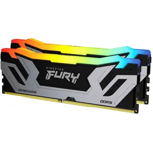 Kingston FURY Renegade RGB (2 x 24GB, 8400 MHz, DDR5-RAM, DIMM), RAM, Silber, Blau, Rot, Grün, Schwarz
