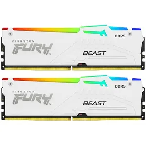 Kingston FURY Beast RGB Weiß 32GB Kit (2x 16GB) DDR5-6000 EXPO DIMM Ar... günstig