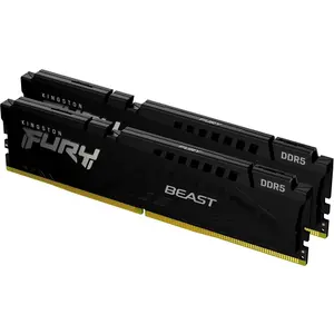 Kingston Fury Beast (2 x 64GB, 5600 MHz, DDR5-RAM, DIMM), RAM, Schwarz