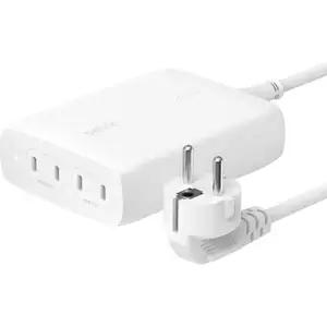 Belkin BoostCharge Pro - Netzteil - GaN-Technologie - 200 Watt - 5 A - Fast Charge, Power Delivery 3.1, PD 3.0 - 4 Ausgabeanschlussstellen (USB-C) günstig