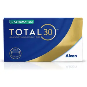 Alcon Total 30, Kontaktlinsen, for Astigmatism (keine Korrektur, Monatslinse, 6 Stk., Torisch) günstig