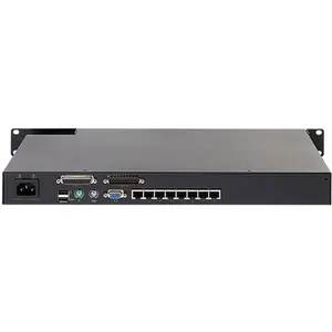 APC KVM SWITCH 2G- Analog- 1 Local User- 8 Port- 1HU, KVM Switch, Schwarz