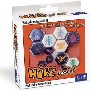 Huch Hive Pocket (Deutsch, Französisch, 2 Spieler)