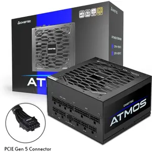 Chieftec Netzteil 850 Watt ATX ** ATMOS Series (850 W), PC Netzteil, Schwarz